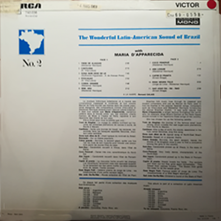 photo du disque The Wonderful Latin-American Sound of Brazil, verso