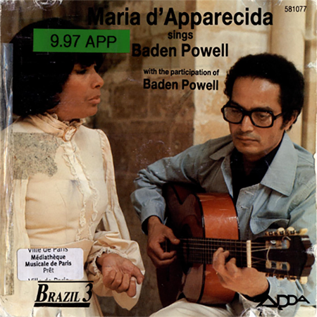 photo du verso du disque de Chants brésiliens