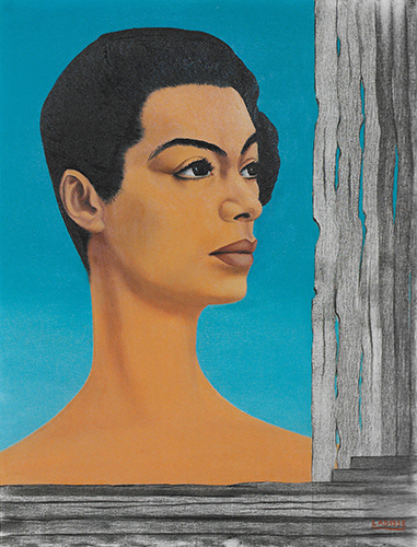 portrait de Maria d'apparecida par Félix Labisse
