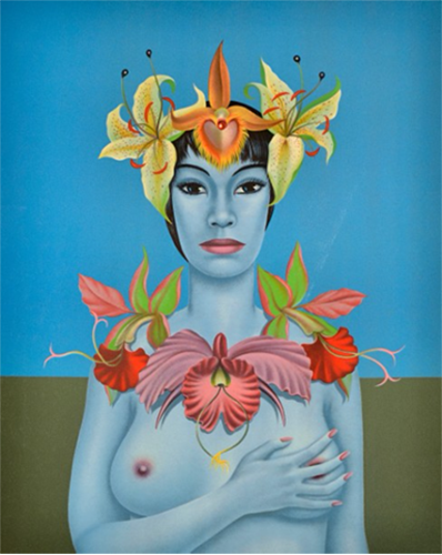 Le langage des fleurs par Félix Labisse