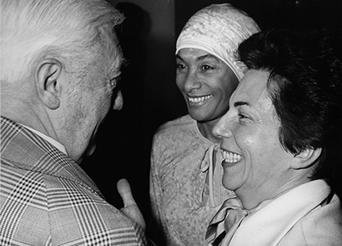 Avec Félix Labisse et Noemia Guerra, peintre brésilien